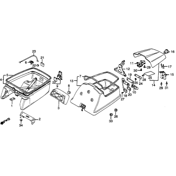 GL650I REAR TRUNK (GL650I)