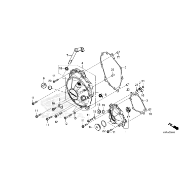 RIGHT CRANKCASE COVER