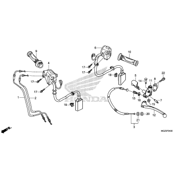 HANDLE LEVER@SWITCH@CABLE