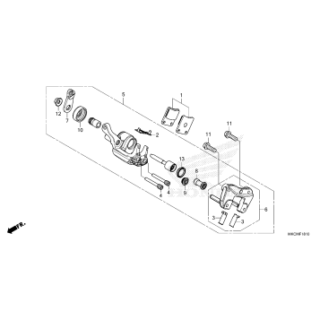 PARKING BRAKE CALIPER