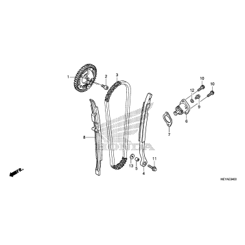 CAM CHAIN + TENSIONER