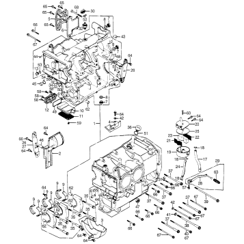 CYLINDER BLOCK + BREATHER CHAMBER
