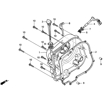 RIGHT CRANKCASE COVER