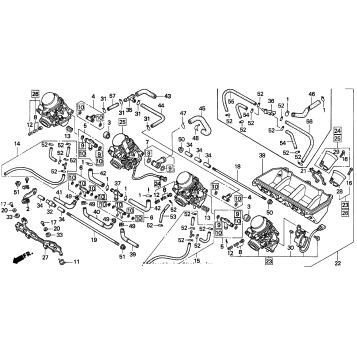 F3 CARBURETOR ASSY. 95-96
