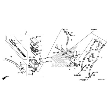 FRONT BRAKE MASTER       CYLINDER (2)