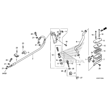REAR BRAKE MASTER        CYLINDER