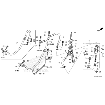 REAR BRAKE MASTER        CYLINDER
