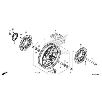 FRONT WHEEL (2)
