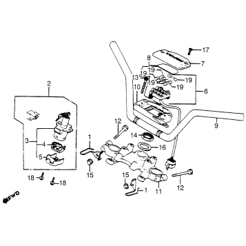 HANDLEBAR + TOP BRIDGE