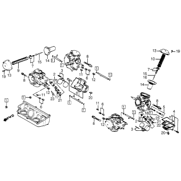 CARBURETOR COMP. PARTS