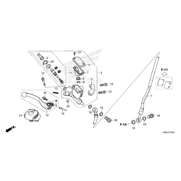 FRONT BRAKE MASTER       CYLINDER