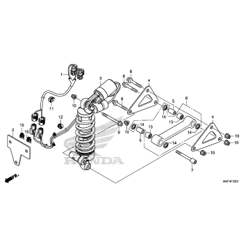 REAR SHOCK ABSORBER (2)