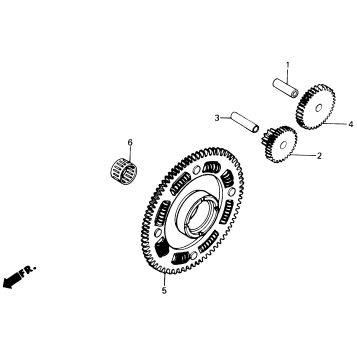 STARTING DRIVEN GEAR