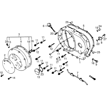 RIGHT CRANKCASE COVER