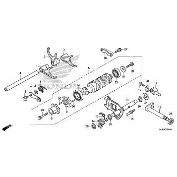 SHIFT DRUM@SHIFT FORK