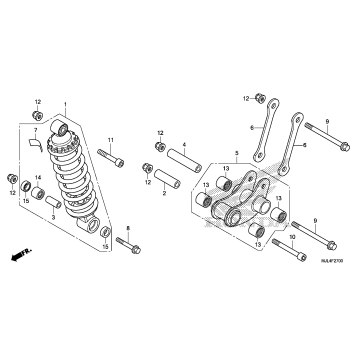 REAR SHOCK ABSORBER
