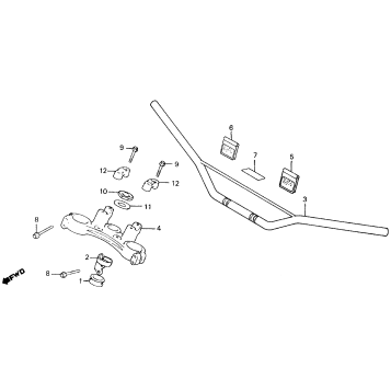 HANDLEBAR + TOP BRIDGE