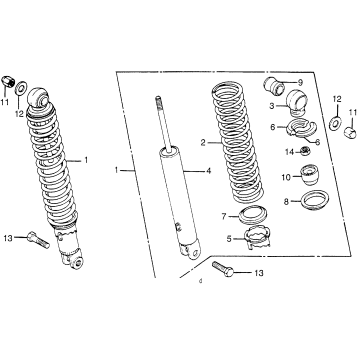 REAR SHOCK ABSORBER (1)