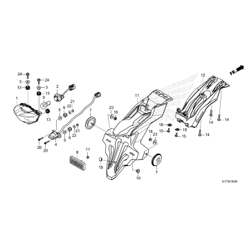TAILLIGHT@LICENSE LIGHT