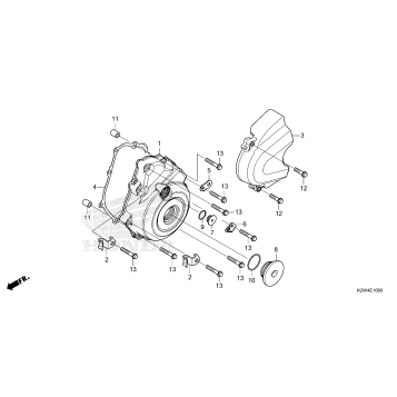LEFT CRANKCASE COVER