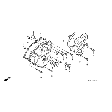 LEFT CRANKCASE COVER