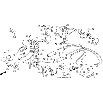 GL1200L IGNITION COIL + RECTIFIER + SENSOR 85