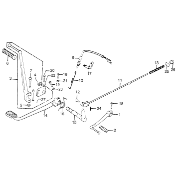 CHANGE PEDAL + BRAKE PEDAL + KICK ARM