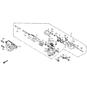 FRONT BRAKE CALIPER 81
