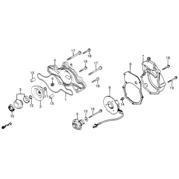 WATER PUMP + PULSE GENERATOR