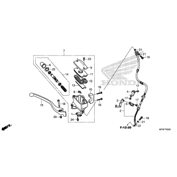 FRONT BRAKE MASTER       CYLINDER (1)