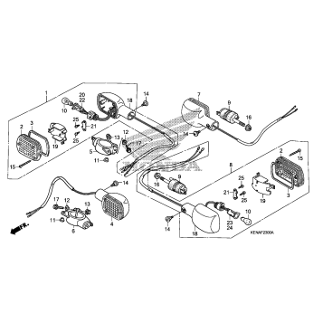 FRONT & REAR TURN SIGNAL