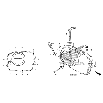 RIGHT CRANKCASE COVER