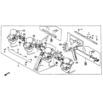 CARBURETOR ASSY. (LINK)