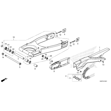 SWINGARM                 (CBR500RA'22/'23)