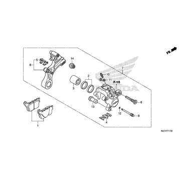 REAR BRAKE CALIPER (1)