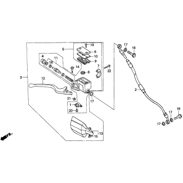 FRONT BRAKE MASTER CYLINDER