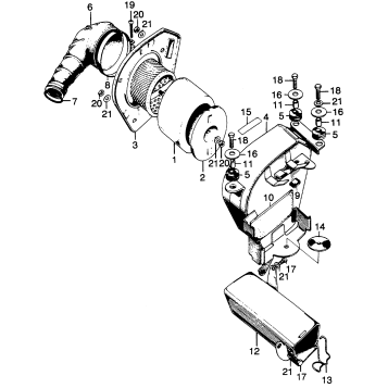 AIR CLEANER + TOOL BOX