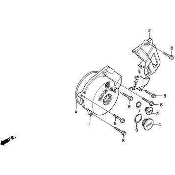 LEFT CRANKCASE COVER