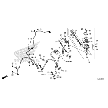 FRONT BRAKE MASTER       CYLINDER (2)