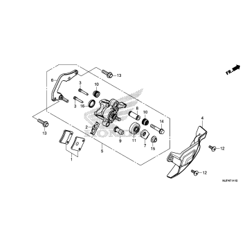 PARKING BRAKE CALIPER