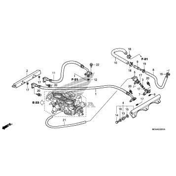 THROTTLE BODY (TUBING)