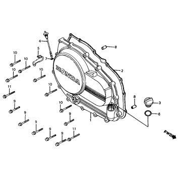 RIGHT CRANKCASE C0VER