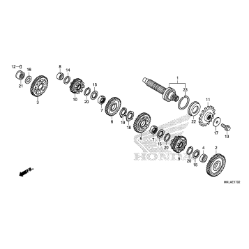 TRANSMISSION             (COUNTERSHAFT)