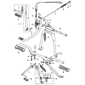 MAIN STAND + STEP BAR