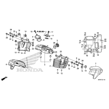 REAR CYLINDER HEAD COVER