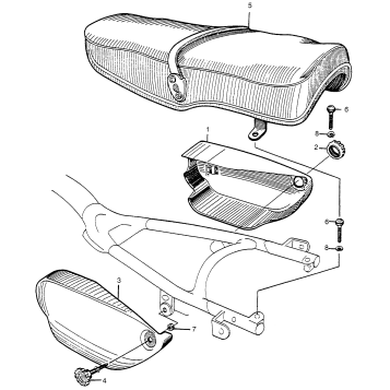AIR CLEANER CASE + SEAT