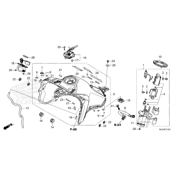 FUEL TANK@FUEL PUMP      (CRF1100A/D)
