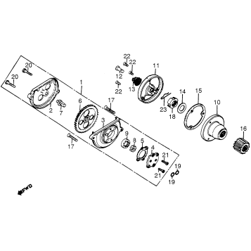 OIL PUMP + OIL FILTER