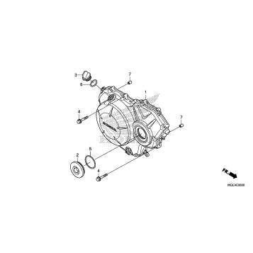 RIGHT CRANKCASE COVER (1)