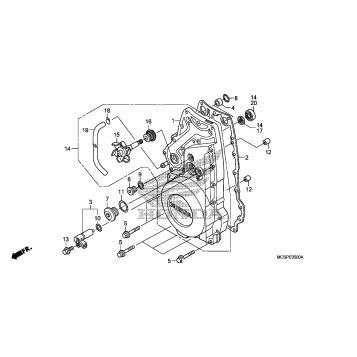 FRONT CRANKCASE COVER